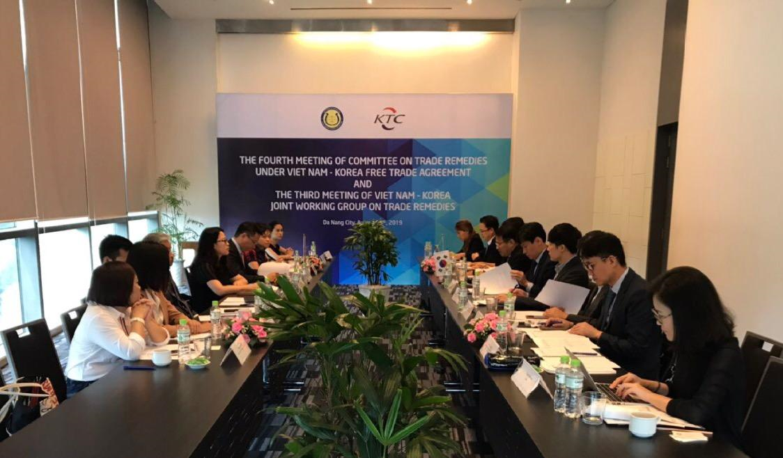 Hội nghị lần thứ 4 Ủy ban Phòng vệ thương mại trong khuôn khổ Hiệp định Thương mại tự do Việt Nam - Hàn Quốc và các hội nghị liên quan